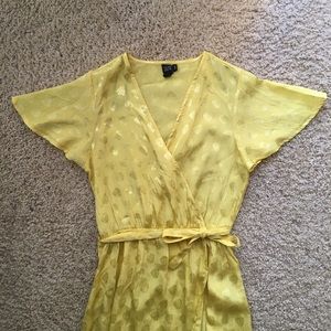 Golden Maxi Dress / Coverup